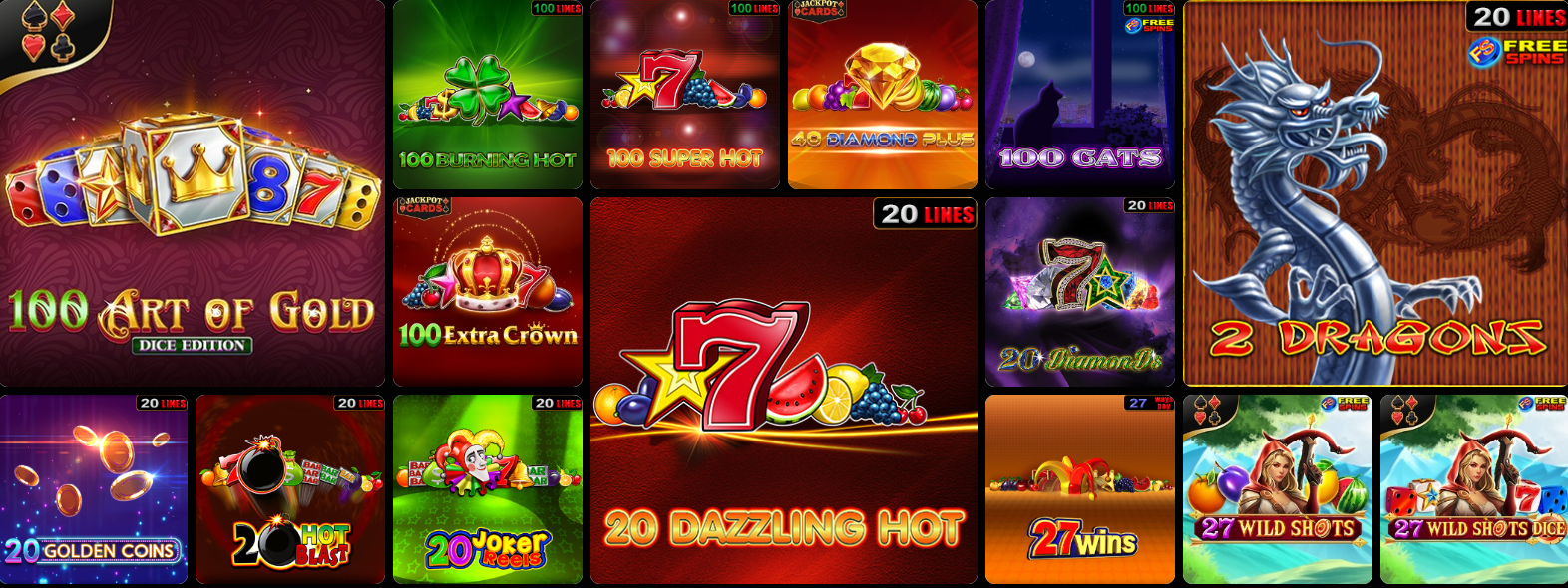 Top gry w GratoWin: gry stołowe, video poker, scratch cards